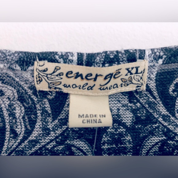 ENERGE World Wear Embellished Top XL - Picture 5 of 11